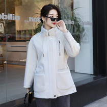 New fur one-piece mink velvet coat womens 2021 mid-and long-term fur particles anti-season coat young coat