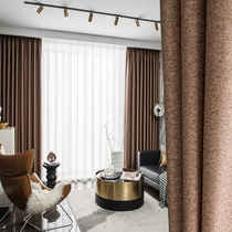 2020 New Thick 100 Full Shading Insulation Norse Simple Modern Curtain Bedroom Balcony Sunshade Cloth