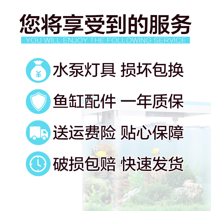 鱼缸水族箱 中型小型桌面缸生态金鱼缸创意观赏造景鱼缸24省包邮产品展示图4