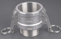 304 316 stainless steel fast joint B - type wrench type fast mount joint outer wire exterior thread female climax