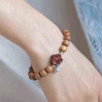 Dalong (affection)Authentic Laoshan sandalwood hand string Laoshan sandalwood to send girlfriends and mothers creative gifts Jewelry bracelets