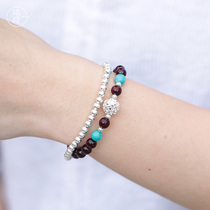 Dalong (flower chigger)Authentic leaflet red sandalwood bracelet to send girlfriends mother creative personality gifts Jewelry bracelet