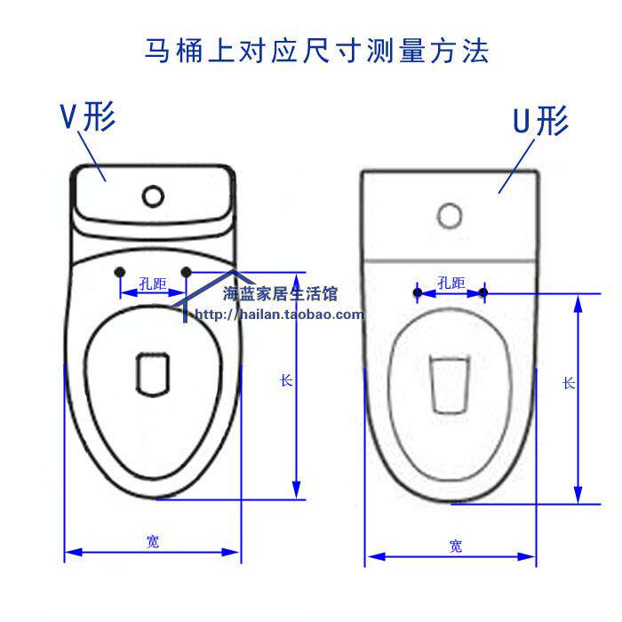 按照如下方法测量马桶,然后和马桶盖尺寸对比即可选购到合适的马桶盖