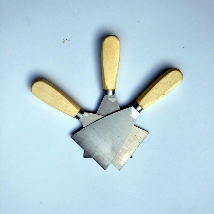 油灰刀木柄 抹灰刀 腻子刀 抹泥刀 清洁铲墙填缝小铲刀刮刀批灰刀