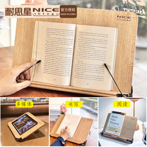 Korea NICE Nathir brings 103L desktop wood reading stand students to children adult reading shelves