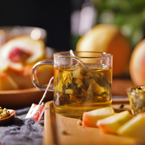 Xiaoguizi) Peach Oolong Tea White Peach Oolong Fruit Tea 16 Bags Milk Tea Shop Triangle Flower Fruit Tea Pack Cold Tea