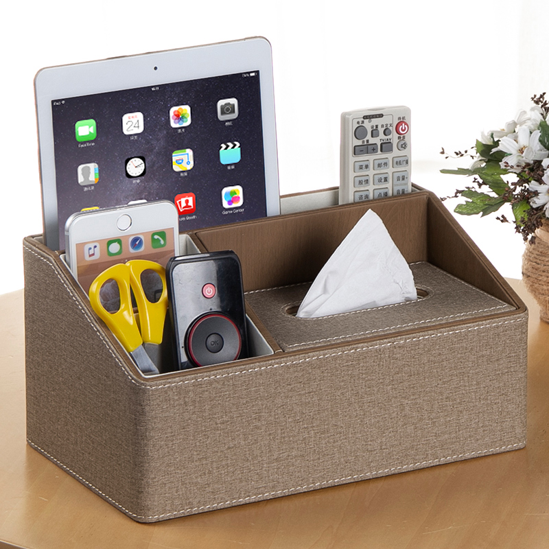 european-style home coffee table living room leather tissue box pumping box creative napkin boxed storage box with remote control