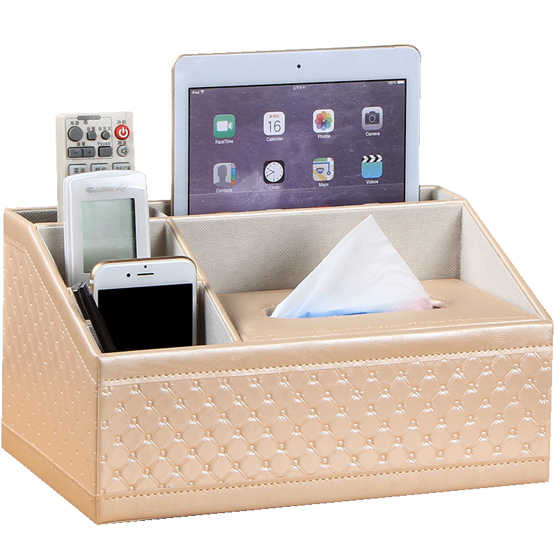 european-style home coffee table living room leather tissue box pumping box creative napkin boxed storage box with remote control