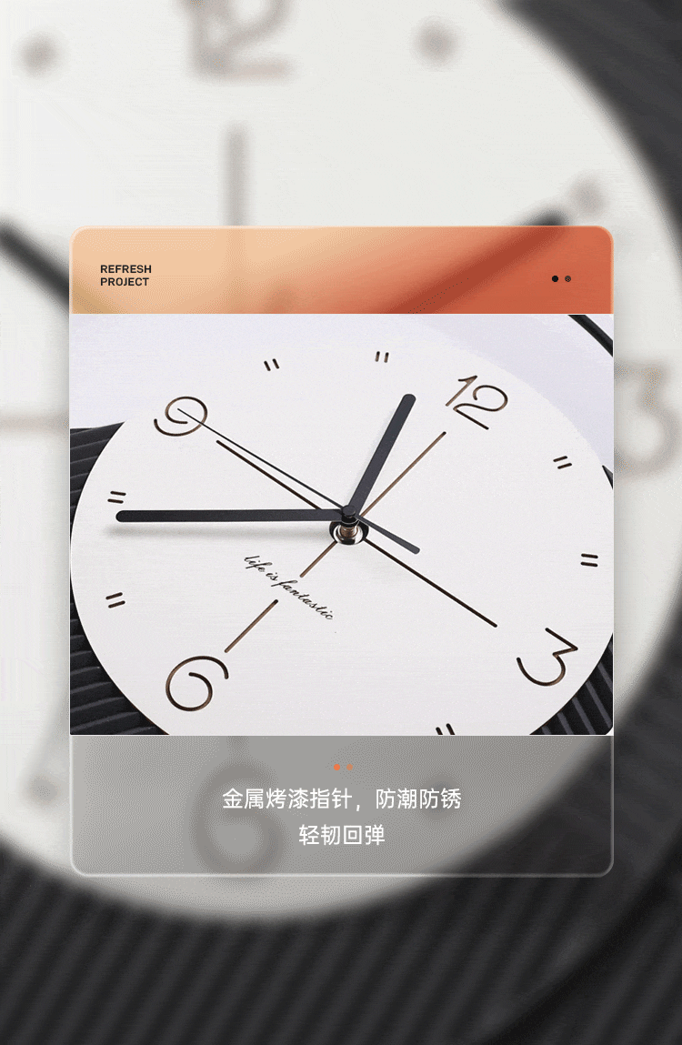 网红轻奢挂钟客厅现代简约大气钟表家用时尚2021时钟挂墙创意挂表