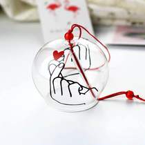 Japanese Cherry Blossom Wind Chimes bell creative bedroom pendant meditation summer and wind hanging door decoration girl Japanese Japanese style