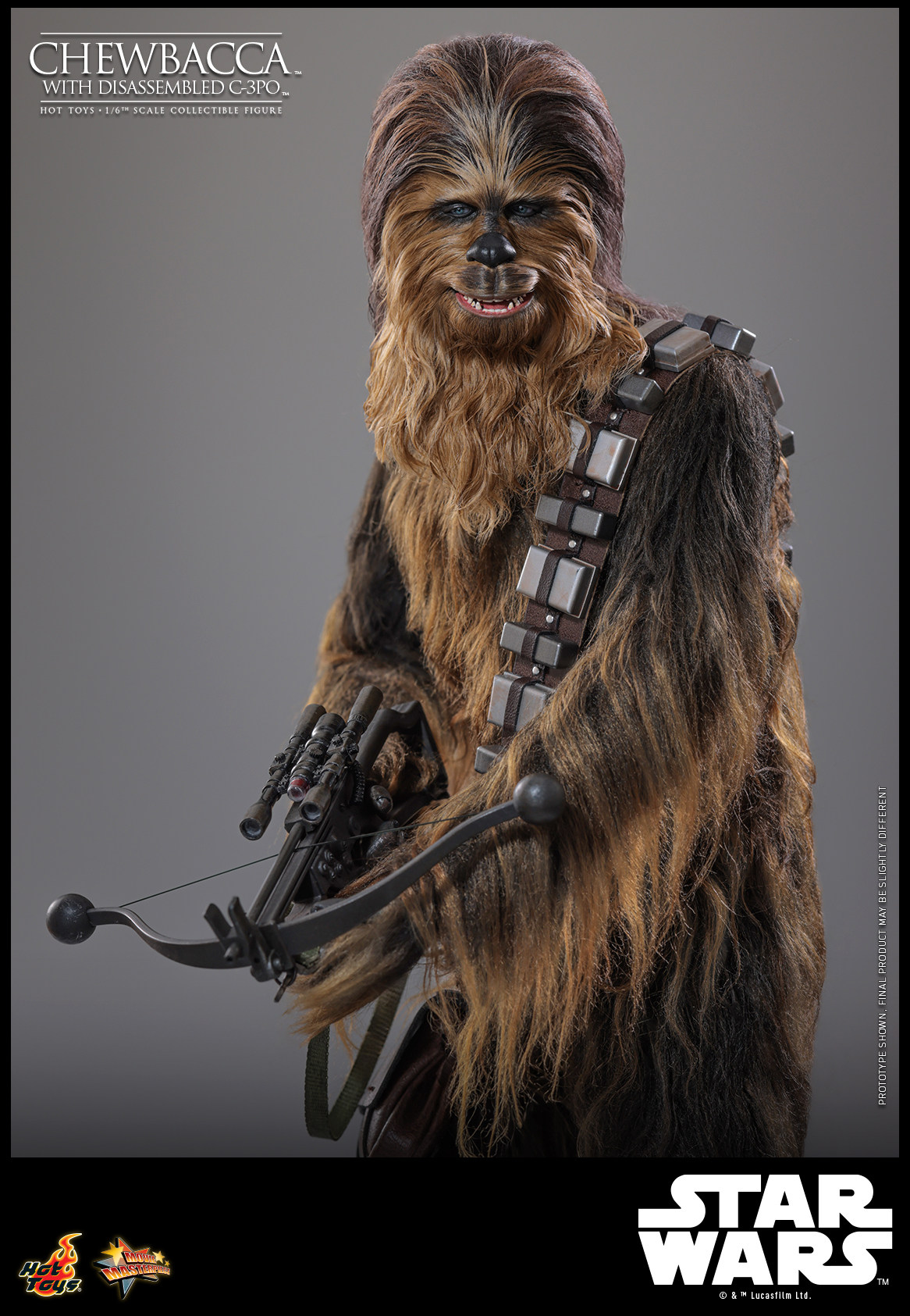 hottoys ht 1/6 mms766 星球大战 楚巴卡 解体c3po 接单