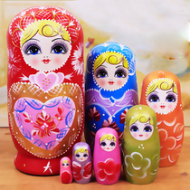 Features Russian 7-layer doll creative birthday gift clearance cartoon cute toy travel gift for another 10 floors