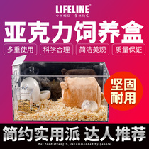 Lifeline reptile transparent acrylic box Reptile box Feeding box Feeding box Turtle tank breeding acrylic box