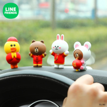 LINE FRIENDS Brown Bear Car Fragrance Animation Cartoon Year of the Rat Spring Festival New Year limited Car Perfume