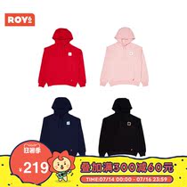 ROY6 Wang Yuan embroidery hoodie couple sweater men and women fashion sweater clothing CLOTHES LINE FRIENDS