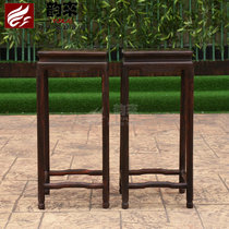 Laos big red sour branch 80cm flower frame antique Chinese solid wood flower a few mahogany modern simple toed Dalbergia