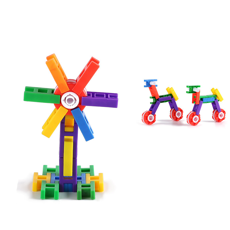 拼插益智儿童h型积木玩具男女孩3-6周岁礼物兼容lasy乐宝淘奇密码