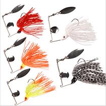 Legendary Luya EXPORT original single bearded man ROTATING COMPOSITE SEQUIN SPINNER BAIT Luya BAIT 7-10 grams