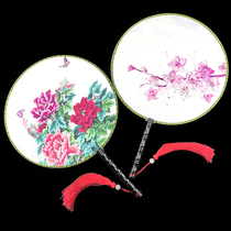 Double-sided Group fan Hanfu fan cheongsam show palace fan Chinese style classical fan children Fan Fan Fan ancient style female fan
