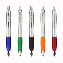Plastic Gourd Pen Press type Ball pen Customize printed logo promotional gift pen by dynamic oily atom pen
