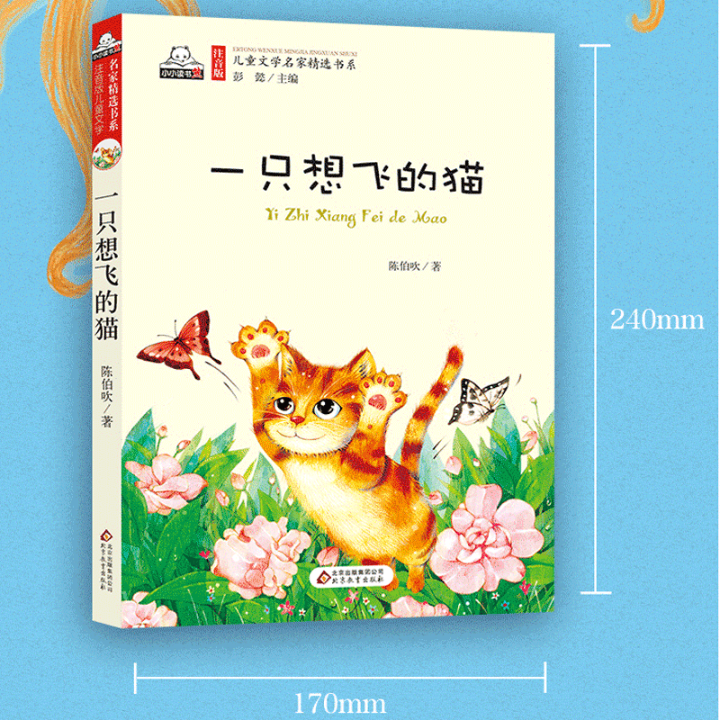 【二年级】正版 注音版一只想飞的猫老师推荐小学生二年级必读课外