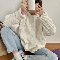 Wilderness Niche Design Sense Knit Sweater Jacket 2020 Autumn Winter Hit Bottom High Collar Jacket Outwear Woman