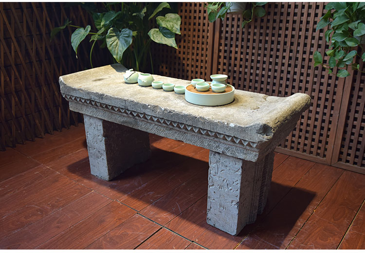 石头香案清代老石器石雕香台供桌青石包寺庙老庙大理石仿古特价桌