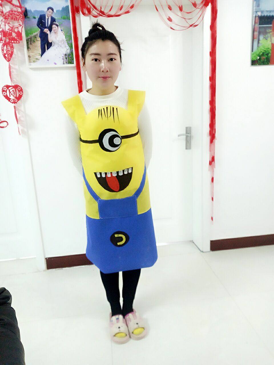 儿童环保服diy手工制作时装秀演出服幼儿园服装女亲子走秀裙