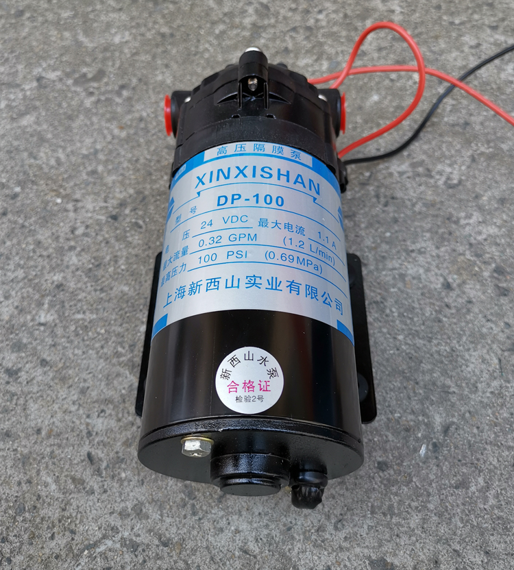 上海微型高压隔膜泵自吸水泵dp-60直流泵12v24v喷雾高压泵