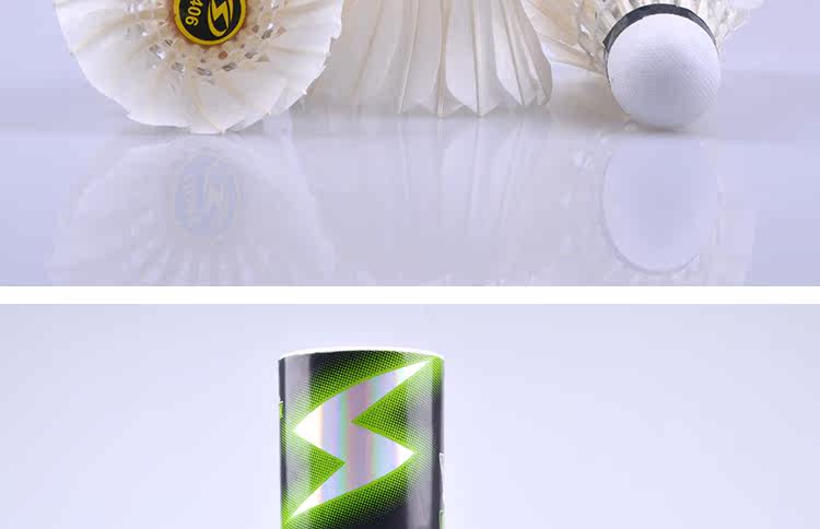 正品美狮龙家庭娱乐羽毛球 室外锻炼用球耐打稳定鹅毛球6只装