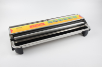 Yabos brand sticker wallpaper gluing machine hand pull 53cm iron slot wallpaper glue applicator brush glue machine send machine bag