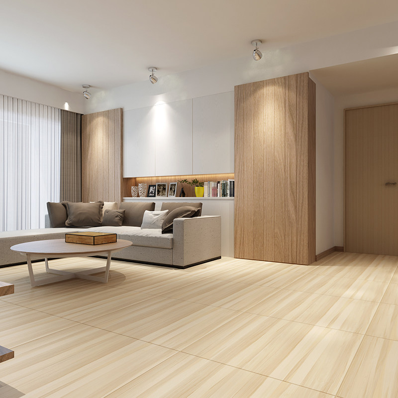 象邦 仿实木纹瓷砖800x800客厅地板砖防滑耐磨家装地面 柔光砖