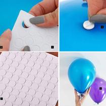 100 points Balloon attachment glue dot attach balloons to ce