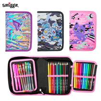 Spot-Australian smiggle pen case pouch three-layer stationery box suit children's birthday Christmas gift