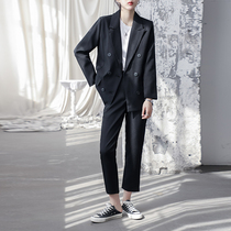 Small suit suit female spring and autumn Korean version of college students casual British style interview work clothes professional wear formal wear