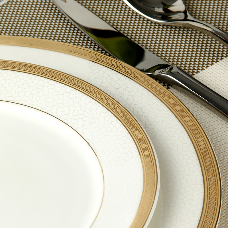 Dish ceramic household tableware of western food steak ou ipads porcelain ipads plate tray up phnom penh flat circular plate