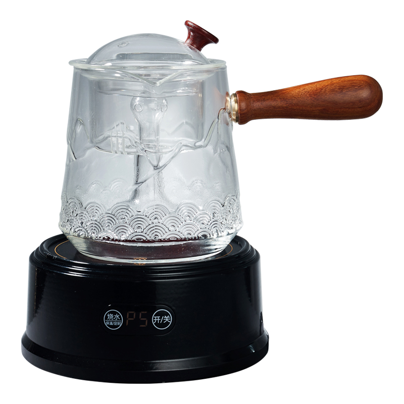 RongShan hall side boil glass tea kettle single teapot automatic electrical TaoLu tea stove tea tea steamer