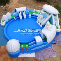 Mobile Ice and Snow World anime water world jungle adventure elephant slide combination large bracket pool swimming pool