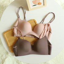 Comfort lingerie female summer free steel ring bra suit small breasted and back adjustment type anti-sagging and auxiliary milk bra