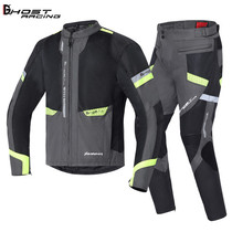 New motorcycle riding summer racing suit outdoor windproof waterproof anti-drop mesh breathable locomotive suit