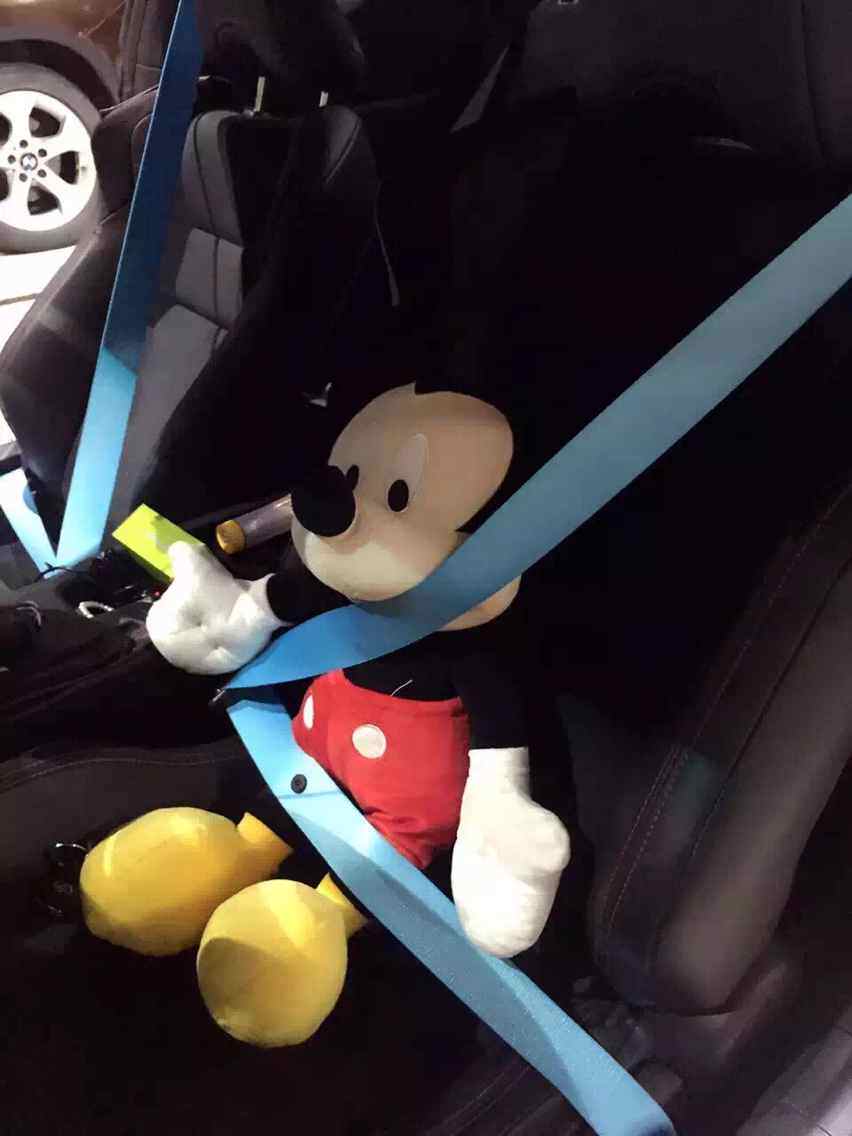 德国berger浅蓝色安全带 保时捷宝马奥迪奔驰全系原车安全带替换