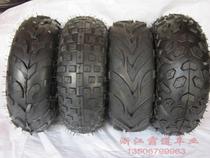 Beach motorcycle kart accessories 6 inch drag flower flame Diamond tire 145 70-6 inch thick vacuum tire
