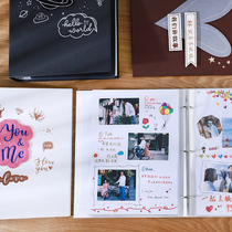 A4 Artisanal creative production stickup style homemade diy album lovers Romantic Love Record Commemorative Album of the Collection