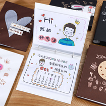 Custom Diy Handmade Remembrance Hand-painted Book Painting Date For Boyfriend Painting Couple Girls Day Friends Picture Gift Card Male