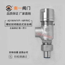 South One A21W H Y F-16 25 40P R C closed micro-inspired relief valve DN15 20 3250