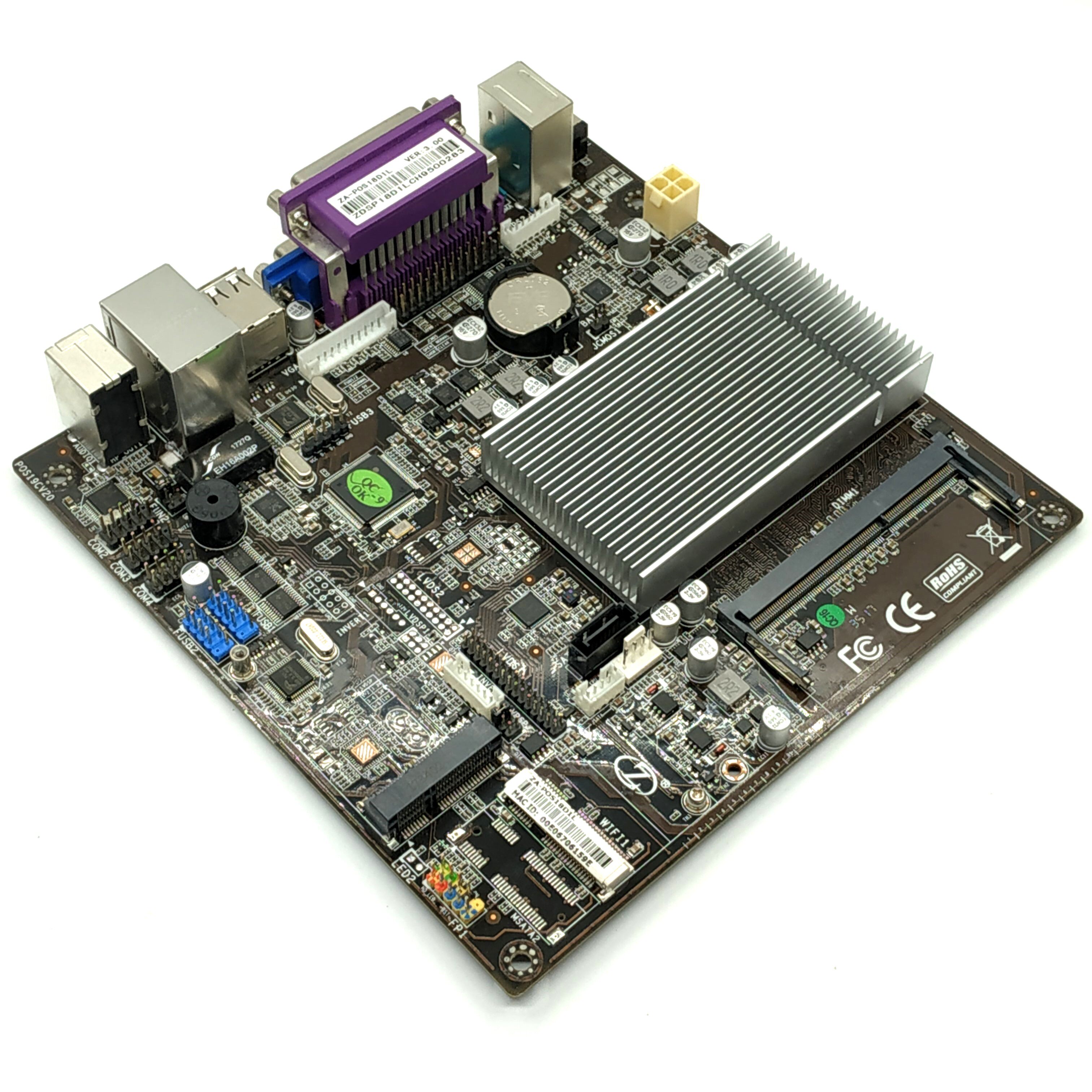 新款爱宝收银机工控主板j1800主板za-pos18d1l主板触摸屏收银机主