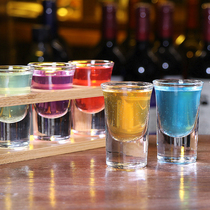 Unleaded bullet Cup white glass set swallow cocktail wine glass