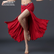 Neon Belly Dance Skirt Bottoms Practice suit Oriental Dance costume Skirt Modal split skirt