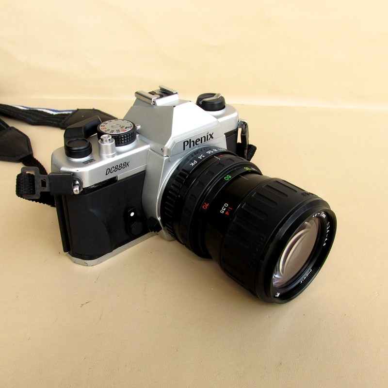 phenix/凤凰dc888k胶片单反相机 28-70mm 3.4-4.8镜头套机 160元_二手