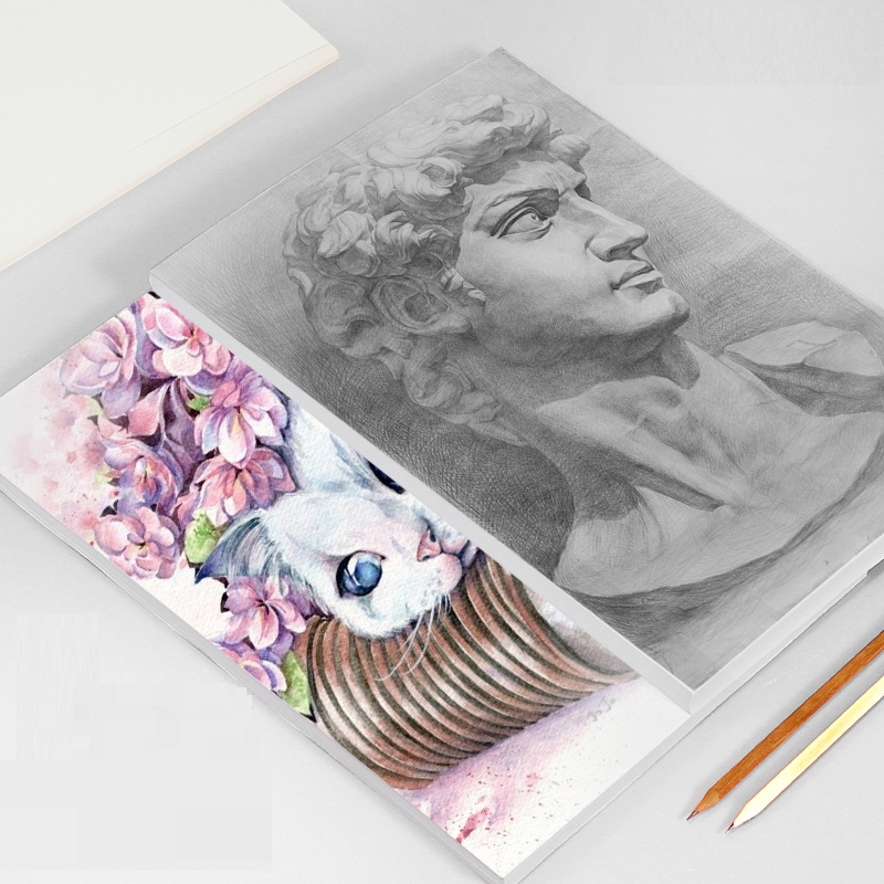 a4加厚素描纸水粉绘画纸儿童涂鸦美术纸(热品库)